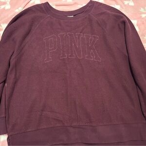 PINK Victoria's Secret Plum Sweatshirt